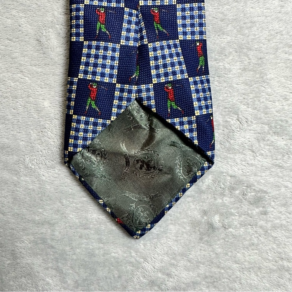 Vintage Tommy Hilfiger Golf Tie Men’s 100% Silk Made in USA - Picture 3 of 8